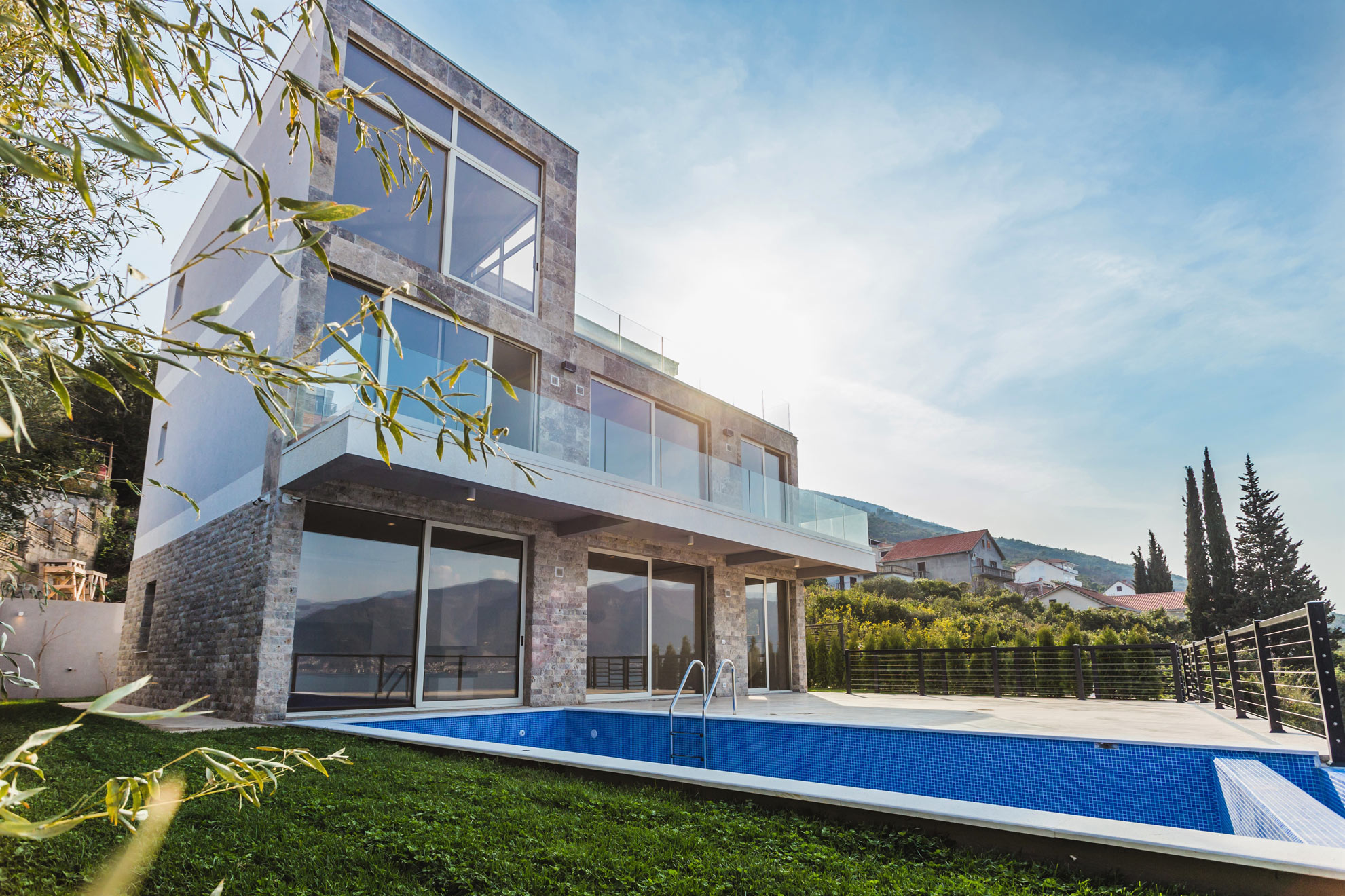 Villa next to beach in Tivat