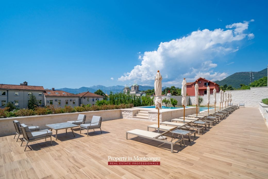 Luxury one bedroom apartment for sale in Tivat
