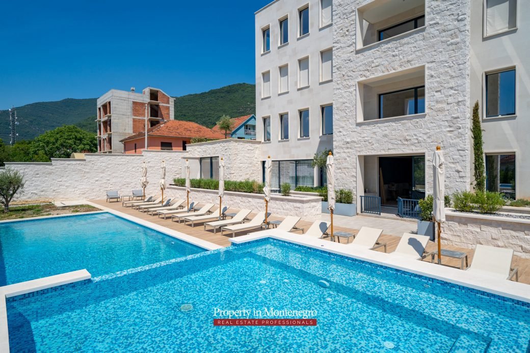 Luxury one bedroom apartment for sale in Tivat