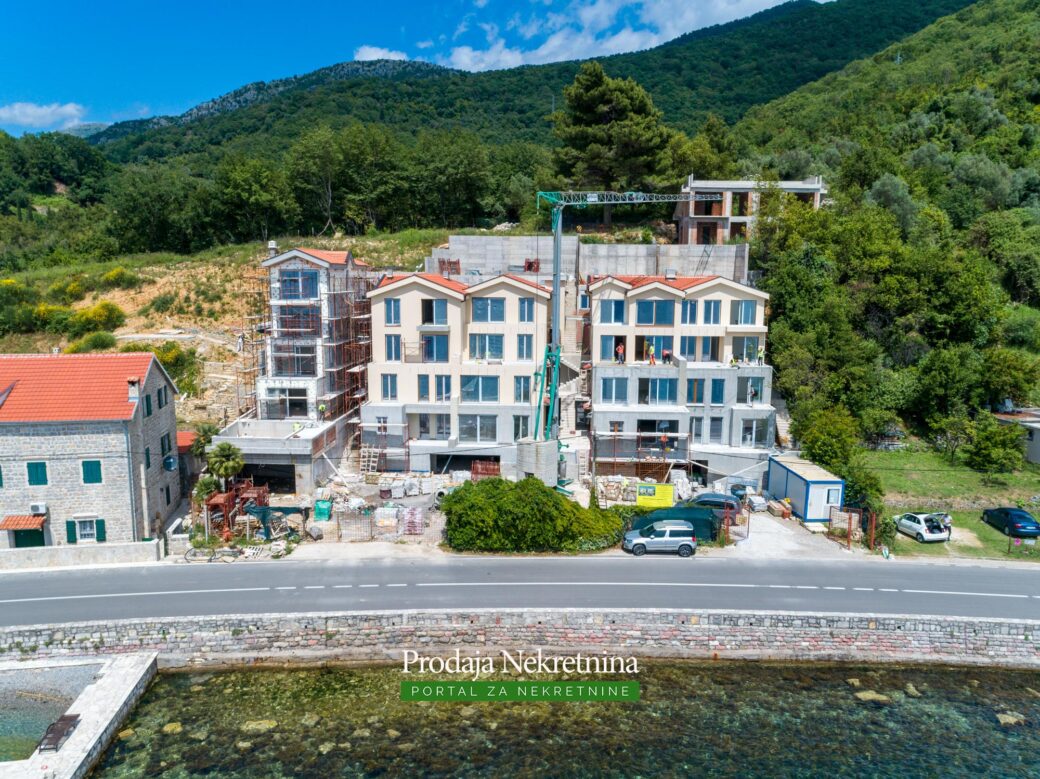 Seafront apartments for sale in Tivat Bay