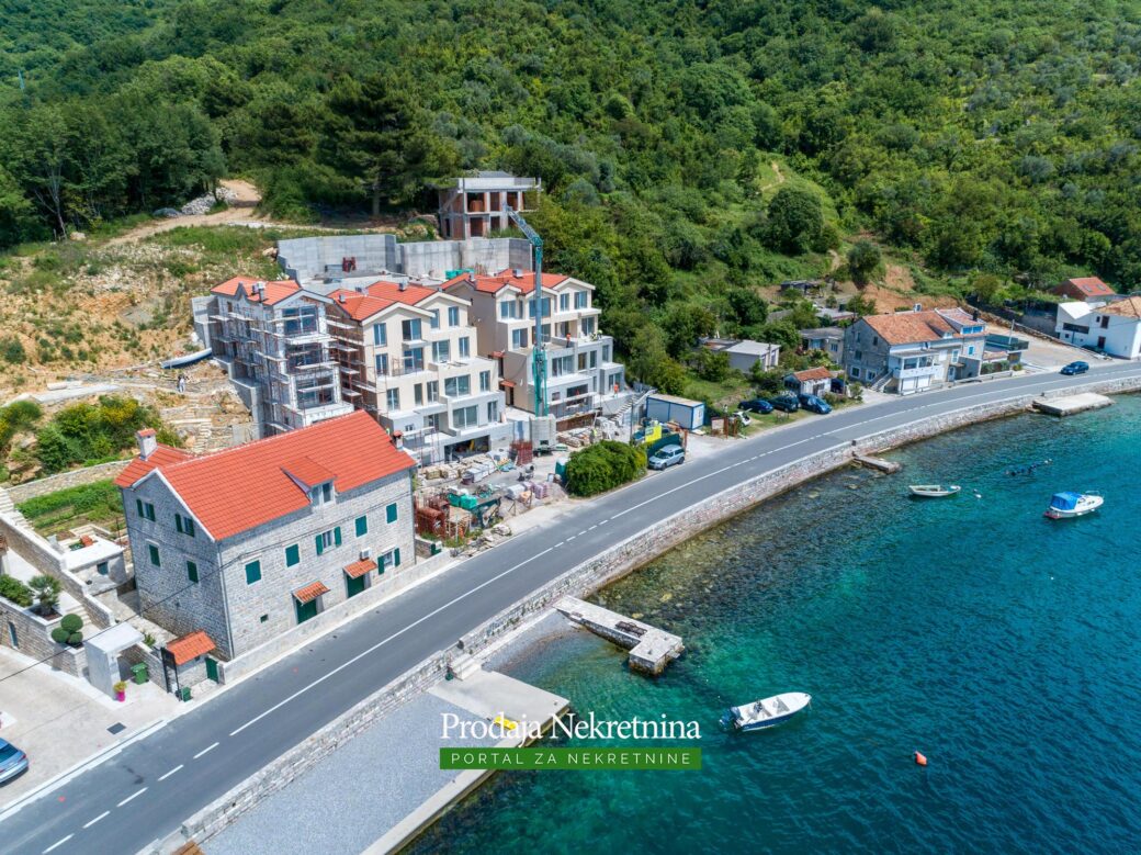 Seafront apartments for sale in Tivat Bay