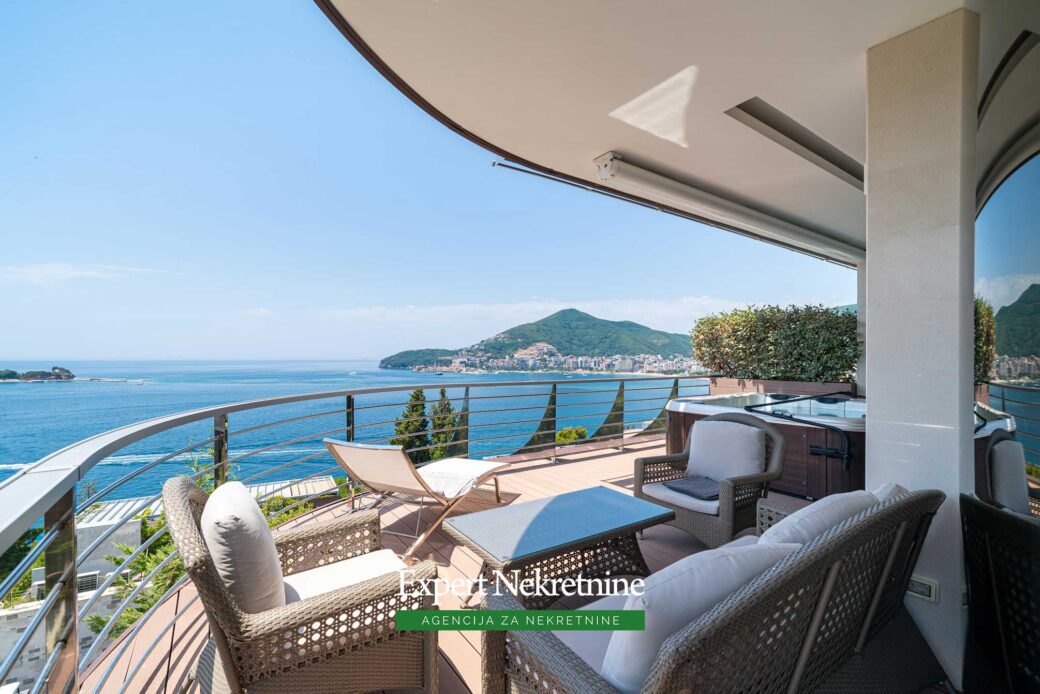 Luxury two bedroom apartment for sale in Budva