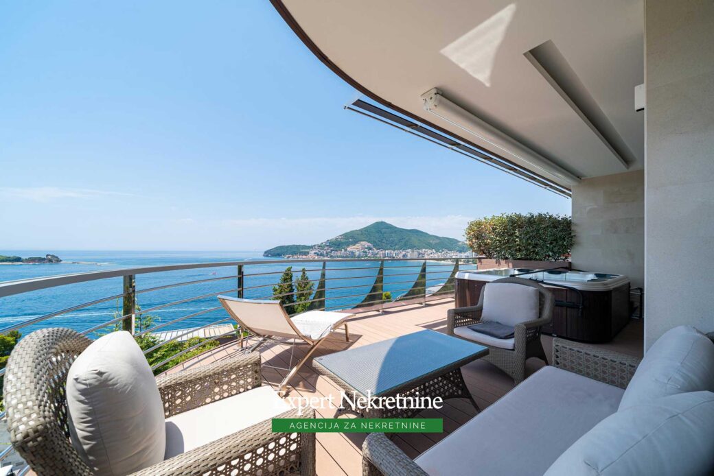 Luxury two bedroom apartment for sale in Budva