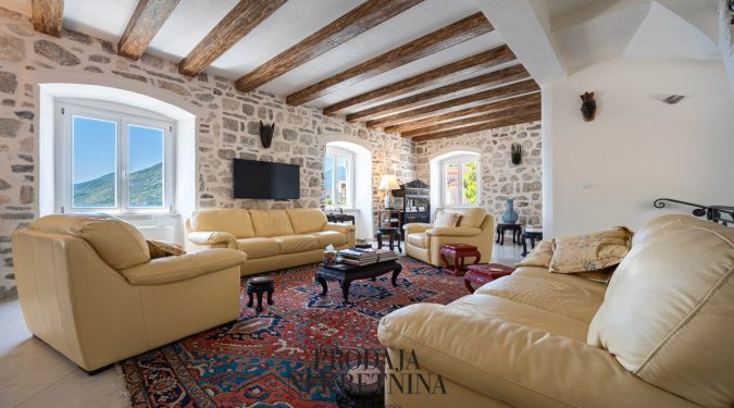 seafront villa perast sale
